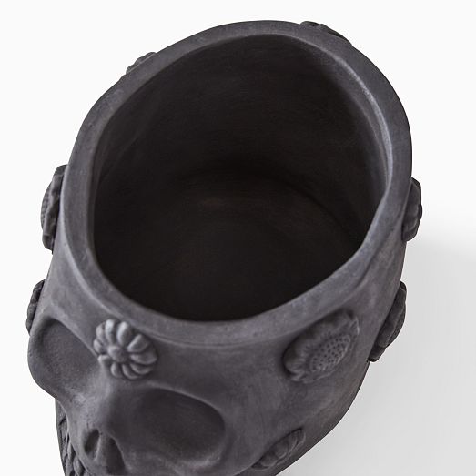 Terracotta Skull Tabletop Planters | West Elm