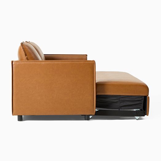 Whitman Vegan Leather Sleeper Sofa (82") | West Elm