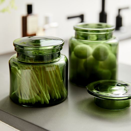 Apothecary Glass Bath Accessories West Elm