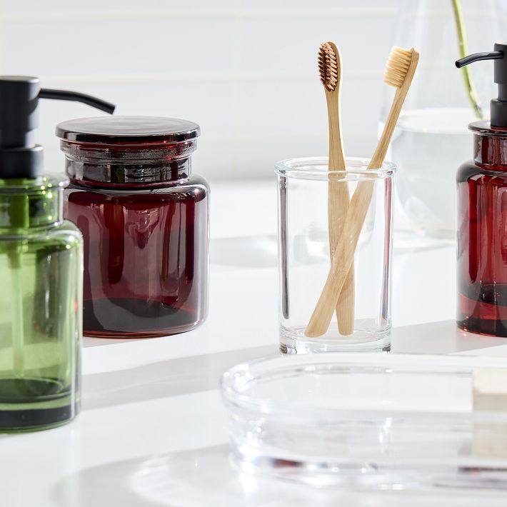 Apothecary Glass Bath Accessories West Elm