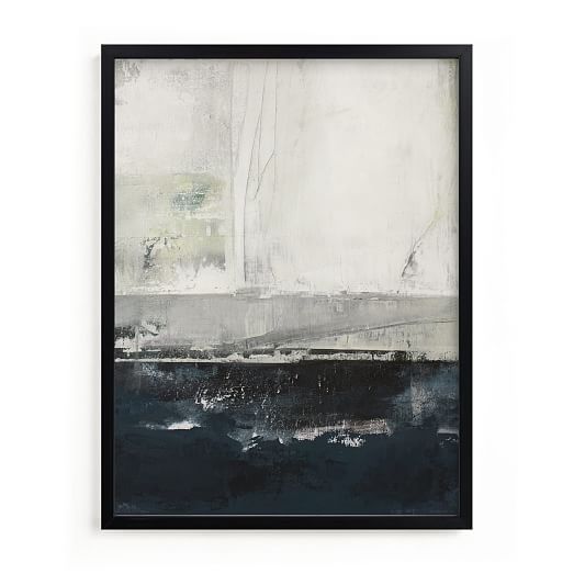 Northern Blues Framed Wall Art by Minted for West Elm | West Elm