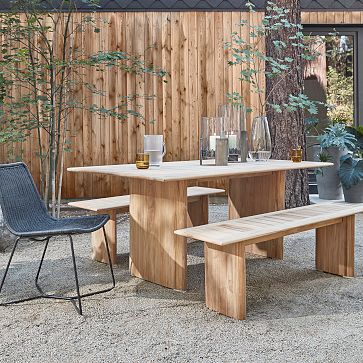 Anton Outdoor Teak Dining Table (72