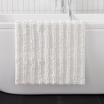 Organic Tufted Stripe Bath Mat