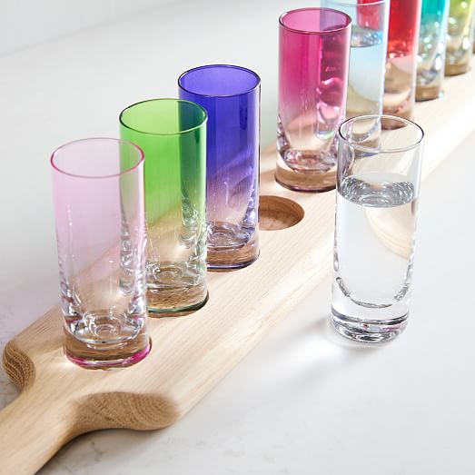 Paddle & Shot Glasses Set West Elm