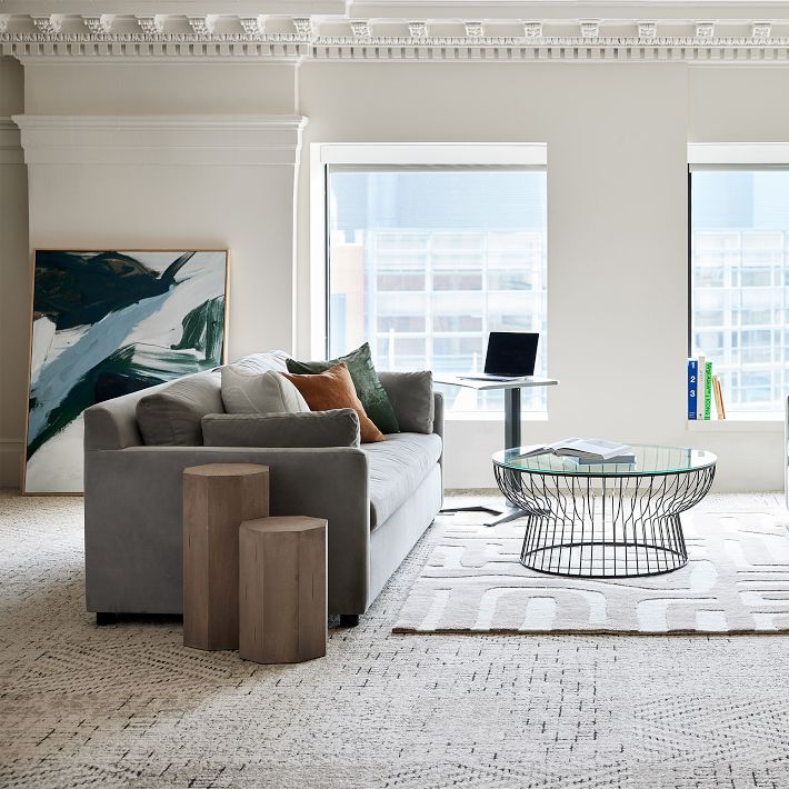 Pillar Coffee Table Modern Living Room Furniture West Elm