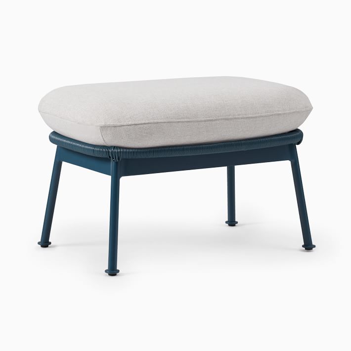 Paradise Outdoor Lounge Chair & Ottoman Set West Elm