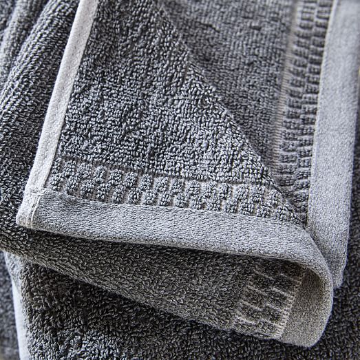 Organic Charcoal Infused Towels | West Elm