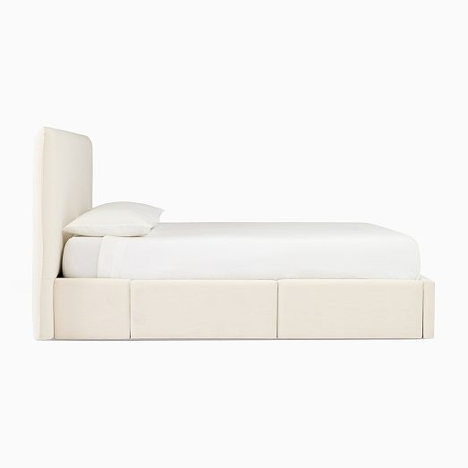 Freya Flange Side Storage Bed | West Elm