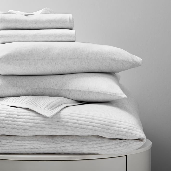 Build Your Own Set Cotton Cloud Jersey Bedding West Elm