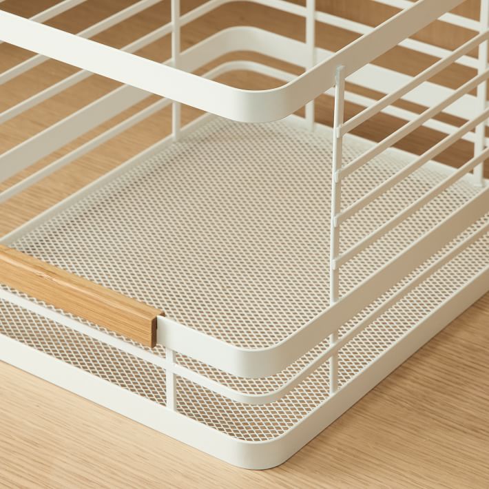 mDesign Metal Stacking Baskets Set of 2 West Elm