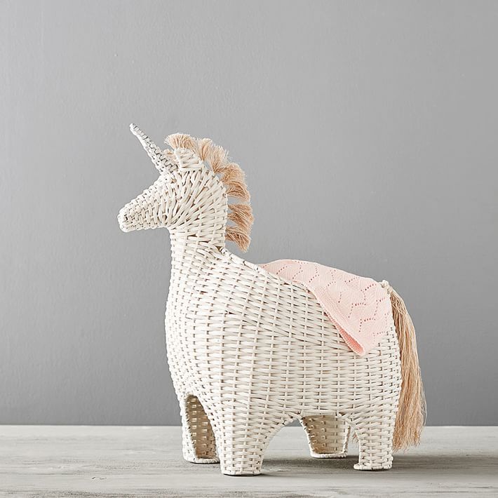 Unicorn Laundry Basket Hamper Large Sized Round Storage Basket Waterproof Bin Collapsible Laundry Basket Room Organizer Bedroom Nursery Playroom Clot