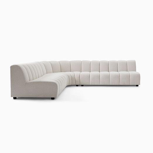 Avalon Channeled 3-Piece L-Shaped Sectional (87