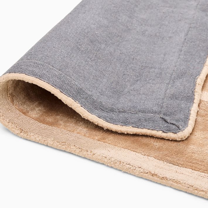 Modern Bands TENCEL™ Rug | West Elm