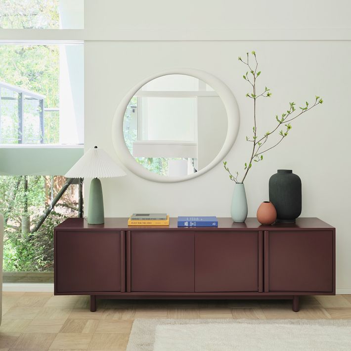 Pure Plaster Wall Mirror 40" West Elm