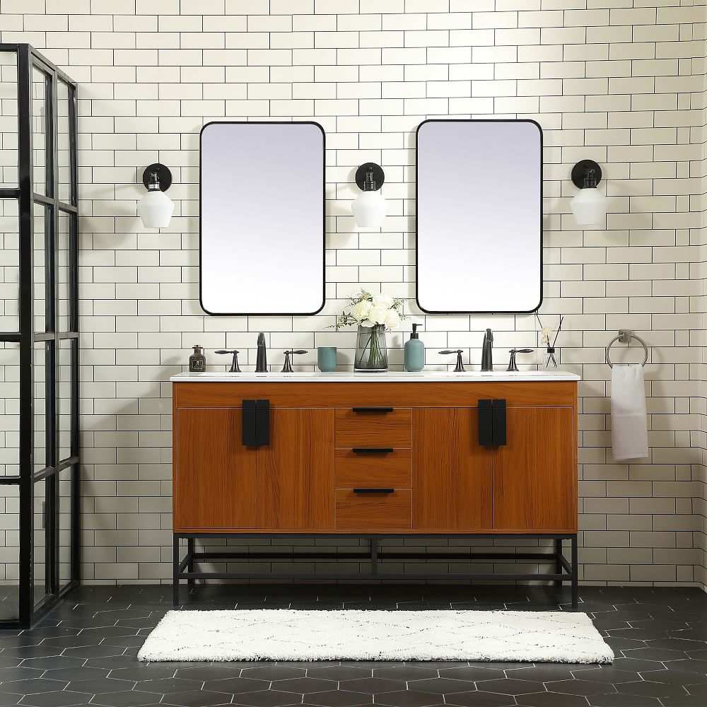 Bradshaw Double Bathroom Vanity, 60" West Elm