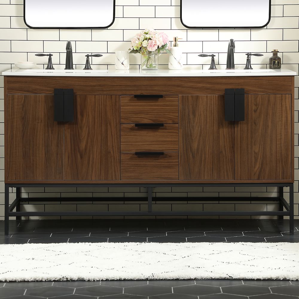 Bradshaw Double Bathroom Vanity, 60" West Elm
