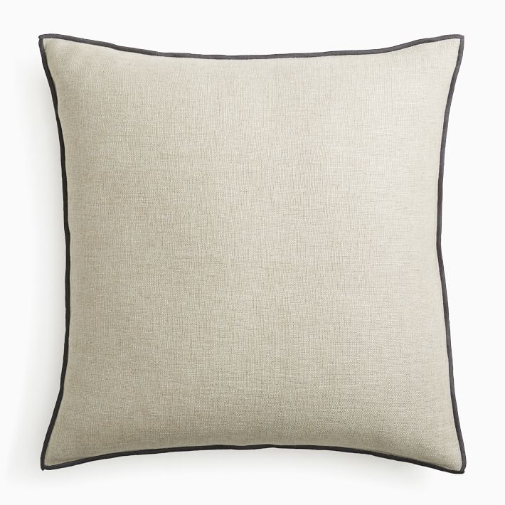 Classic Linen Pillow Cover West Elm