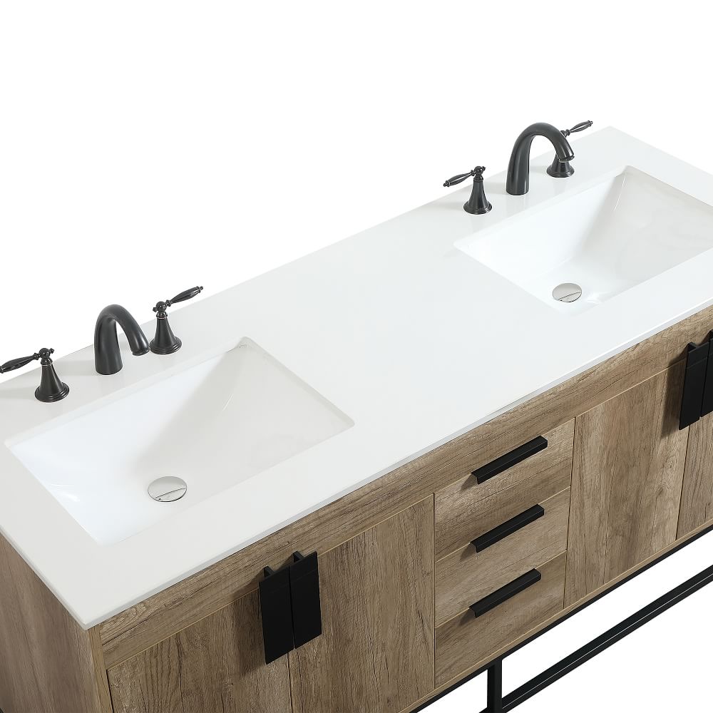 Bradshaw Double Bathroom Vanity, 60" West Elm