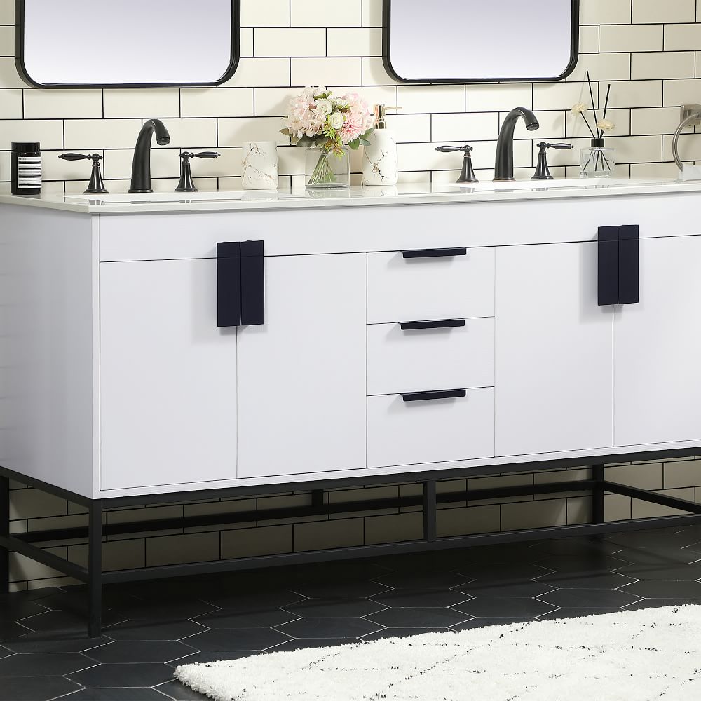 Bradshaw Double Bathroom Vanity, 60" West Elm