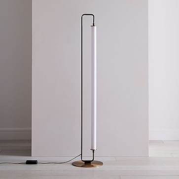 Linear Metal LED Floor Lamp | West Elm