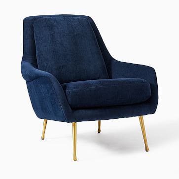 Lottie Chair - Metal Legs | West Elm