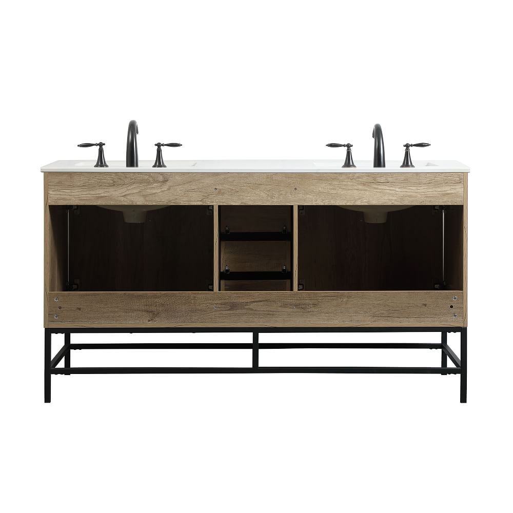 Bradshaw Double Bathroom Vanity, 60" West Elm