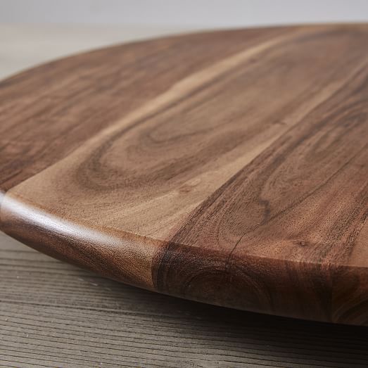 Hudson Acacia Wood Lazy Susan West Elm