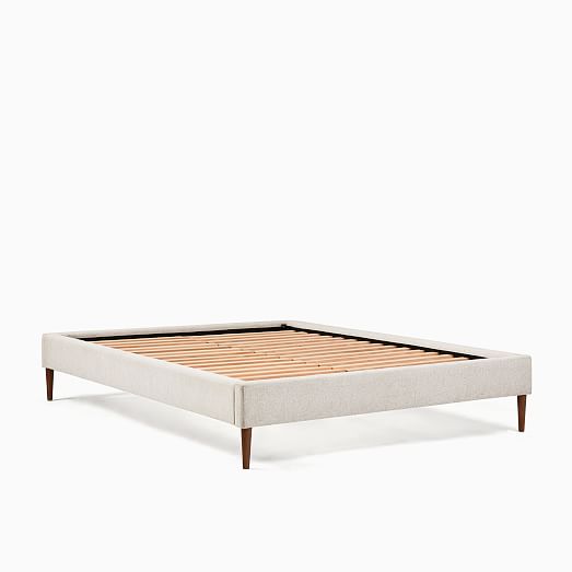 Upholstered Bed Frame Wood Legs West Elm