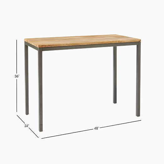 Box Frame Counter Table | West Elm