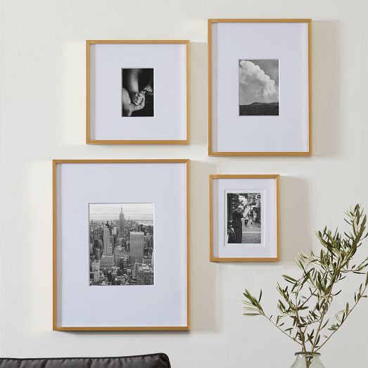 CB2 Gallery Black 16x20 Picture Frame