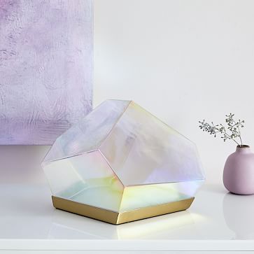 Glass Gem LED Table Lamp | Modern Lighting | West Elm