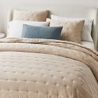 Silky TENCEL™ Crescent Stitch Quilt & Shams | West Elm