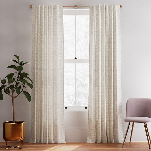 Cotton Canvas Bomu Curtains | West Elm