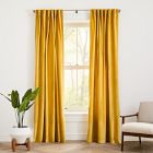 Cotton Velvet Blackout Curtain | West Elm