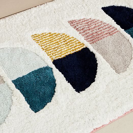 Half Moons Bath Mat Runner | West Elm