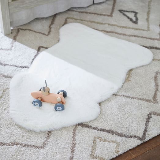 Machine Washable Faux Fur Rug West Elm