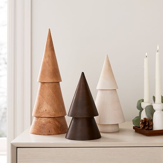 Stacked Wood Trees | West Elm