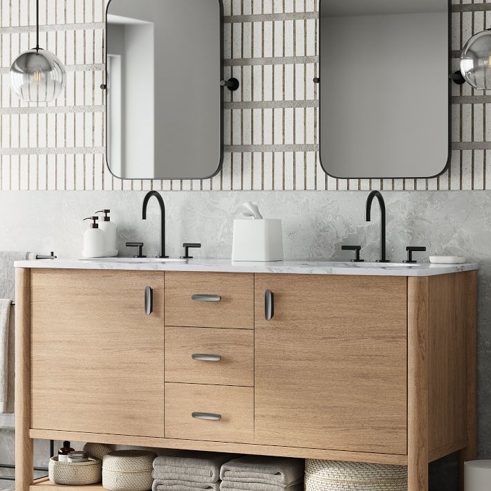 Hargrove Double Bathroom Vanity (60"–72") | West Elm