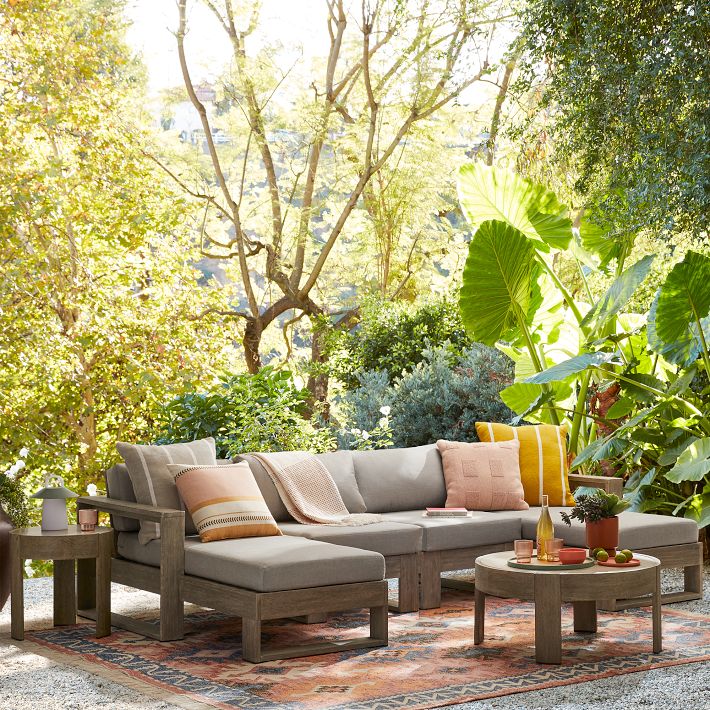 Build Your Own Portside Outdoor Sectional West Elm