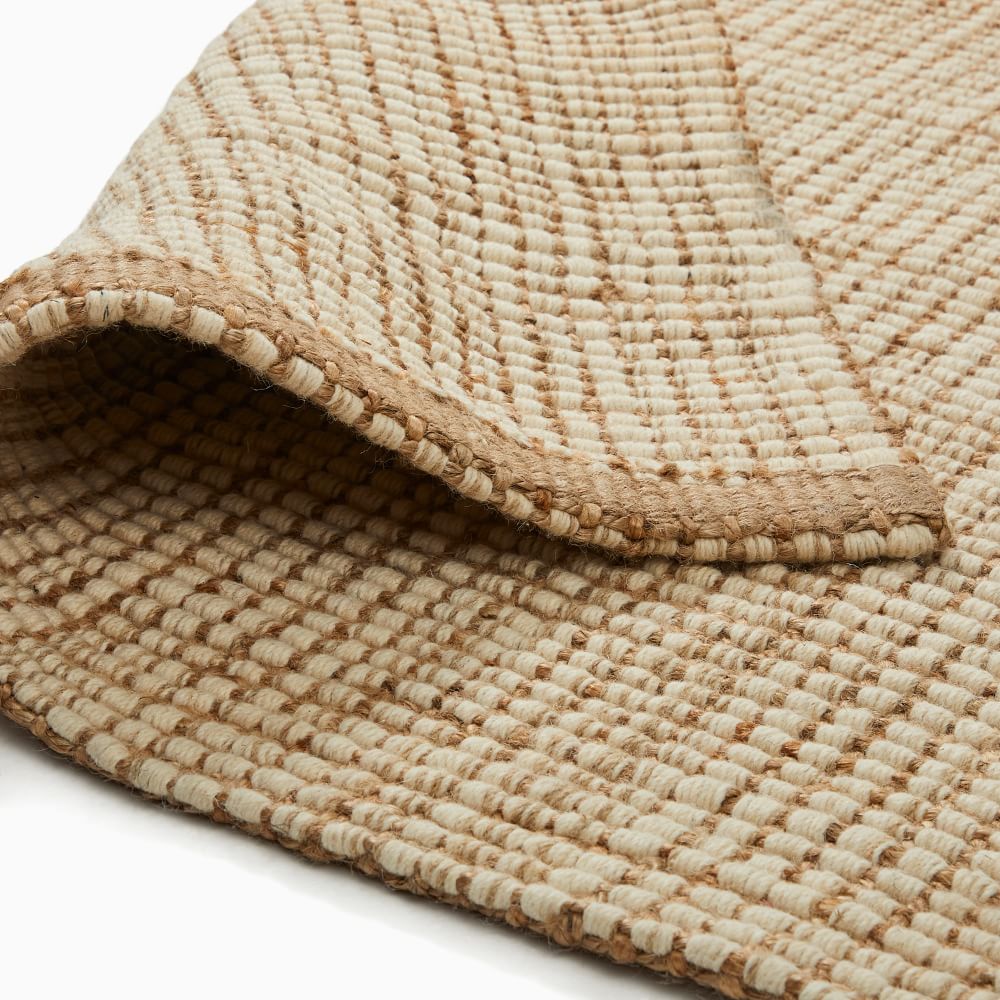 Textured Wool & Jute Rug West Elm