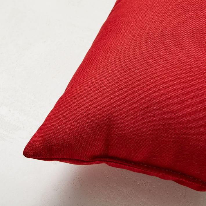 Sunbrella Tuscan Red Indoor/Outdoor Pillow Cover with Pillow Insert Ho –  FoamRush