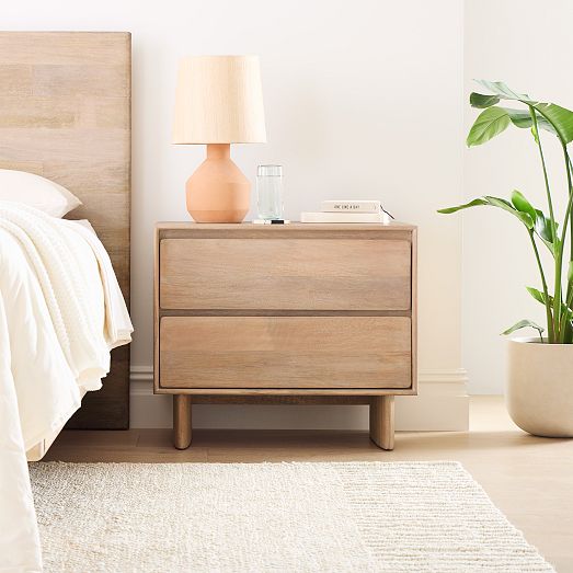 Anton Solid Wood Closed Grand Nightstand (28") West Elm