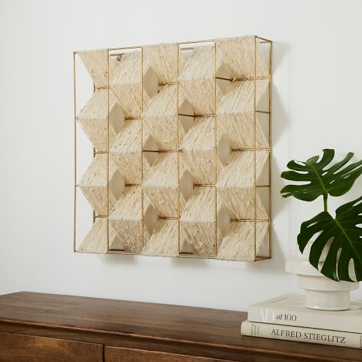 west elm gold wall art