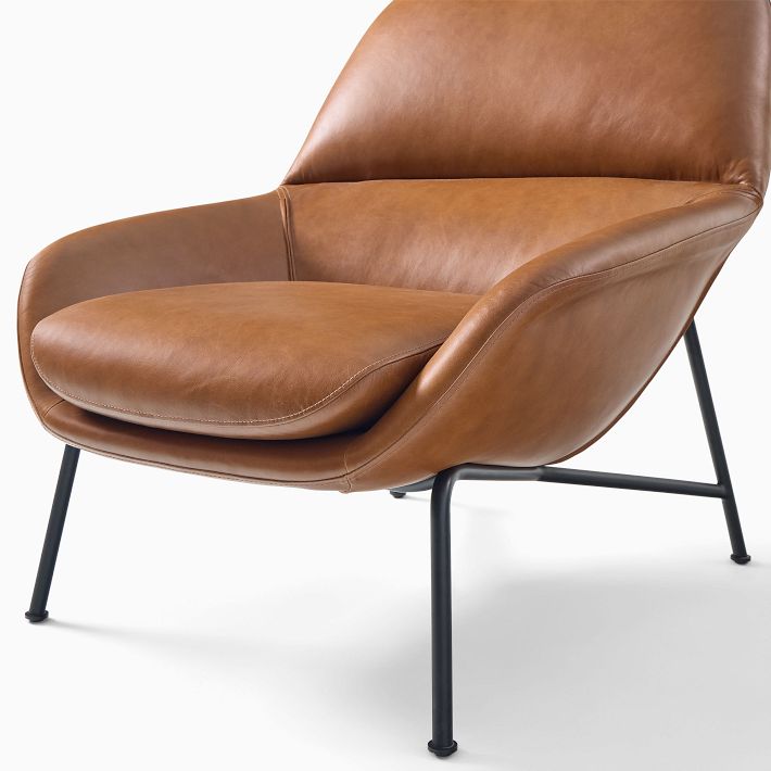 Fillmore MidCentury Leather Chair West Elm