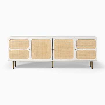Ida Woven Media Console (68"–80") | West Elm
