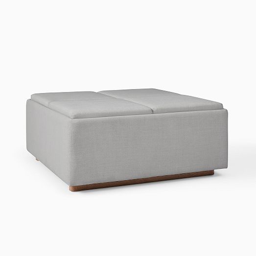 Bowman Storage Ottoman West Elm