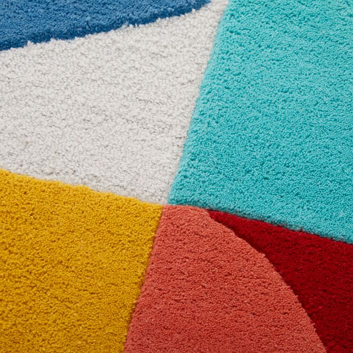 Basic Shapes Easy Care Rug | West Elm