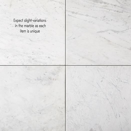 Silhouette Pedestal Marble Round Dining Table (44", 48", 60") West Elm