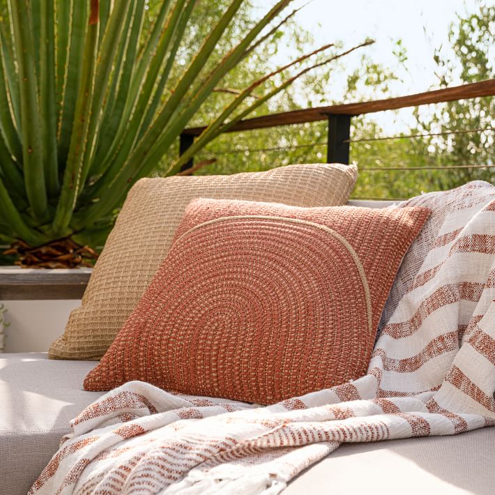 Woven Arches Indoor/Outdoor Pillow - Clearance