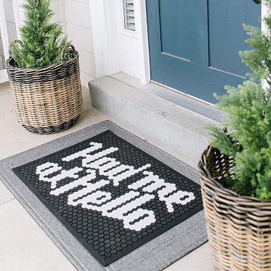 Funny Doormat, Eyes Welcome Mat, Cute Door Mat, Modern Welcome Mat, Simple Doormat  Outdoor, Front Porch Decor, New Home Gift Man, Coir Mat 
